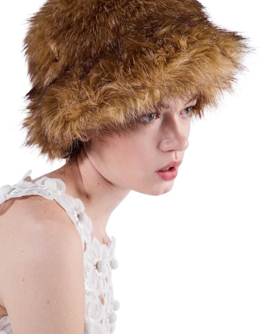 Prada Natural Fabric Bucket Hat