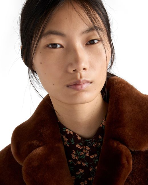 Cappotto di Prada in Brown