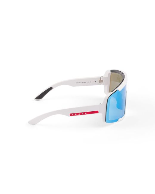 Prada Blue Linea Rossa Active Sunglasses for men