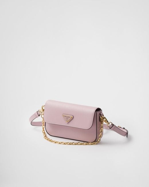 Prada saffiano leather mini shoulder bag sales