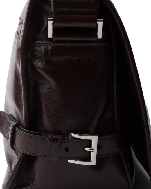Borsa A Tracolla di Prada in White da Uomo