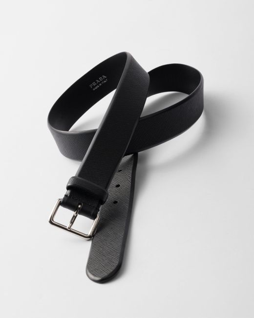 Cintura di Prada in Black da Uomo