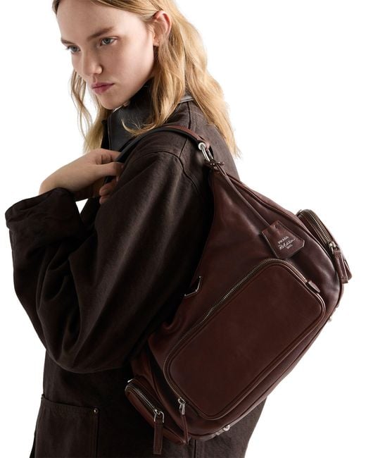 Borsa Medium di Prada in Brown