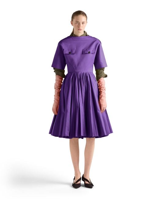 Prada Green Cotton Poplin Shirt, Forest