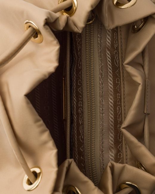 Prada Natural Re-Edition 1978 Small Re-Nylon Backpack, Camel