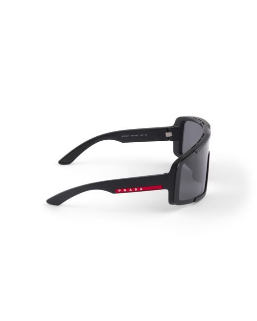 Prada Blue Linea Rossa Active Sunglasses for men