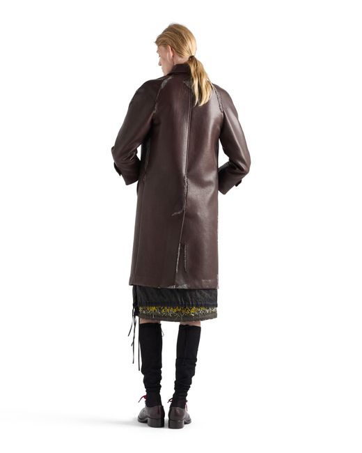 Cappotto di Prada in Brown