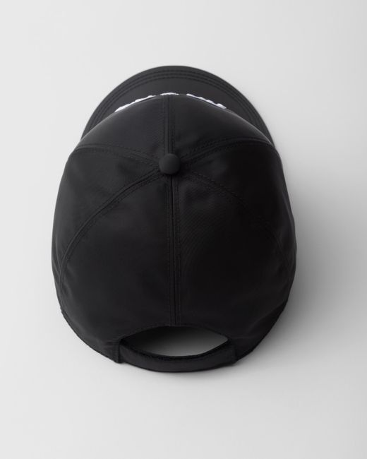 Prada Black Re-Nylon Baseball Cap