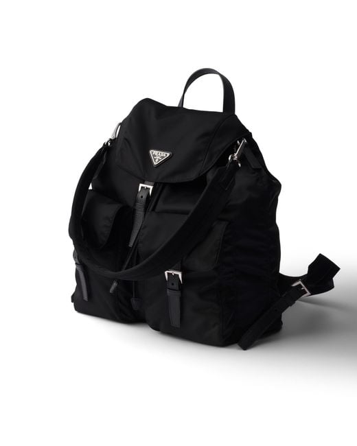 Prada Black Re-Nylon Backpack for men