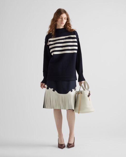 Maglia Oversize di Prada in Blue