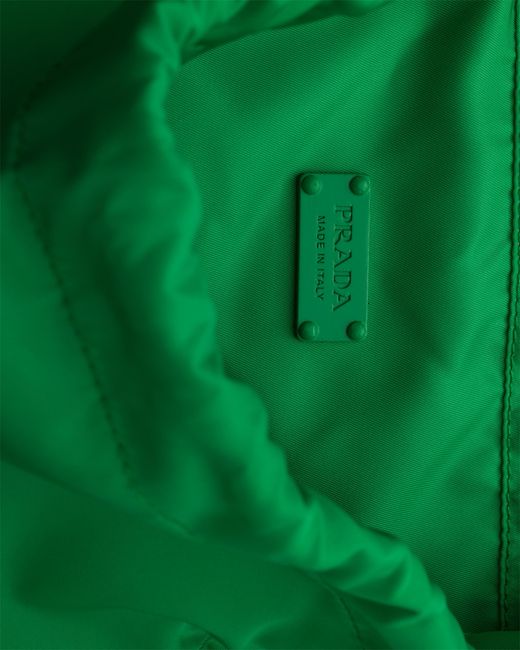 Prada Green Re-Nylon Drawstring Backpack