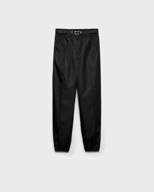 Prada Black Re-Nylon Joggers