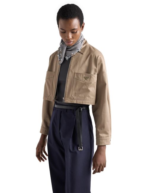 Prada Natural Chino Blouson Jacket
