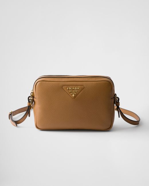 Borsa A Tracolla Small di Prada in Brown