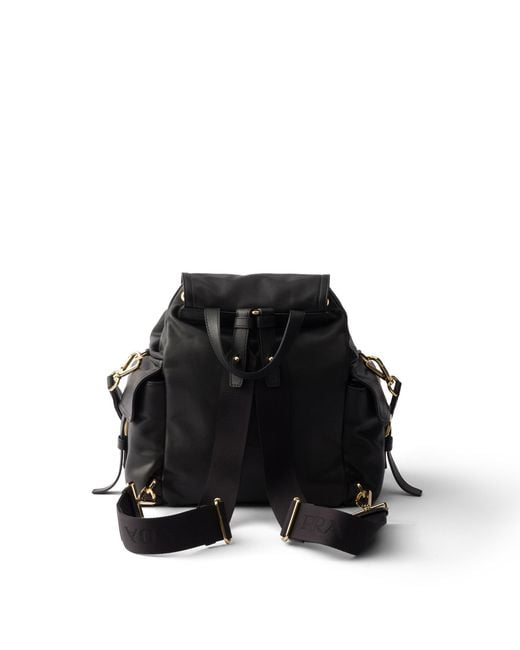 Prada Black Explore Medium Nappa Leather Backpack