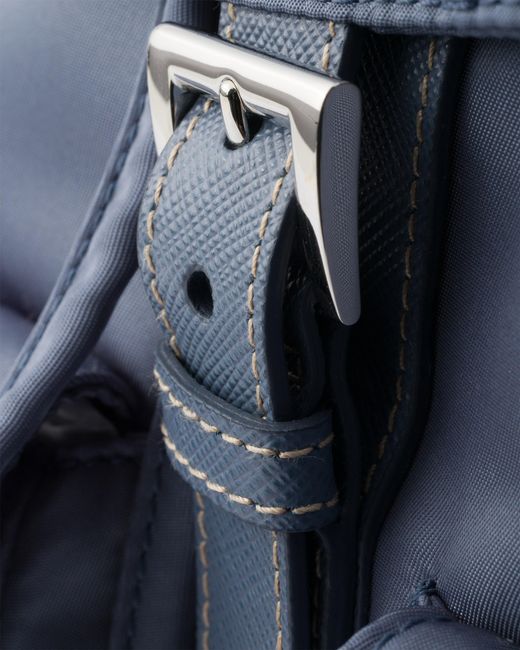 Prada Blue Medium Re-Nylon Backpack, Aviation