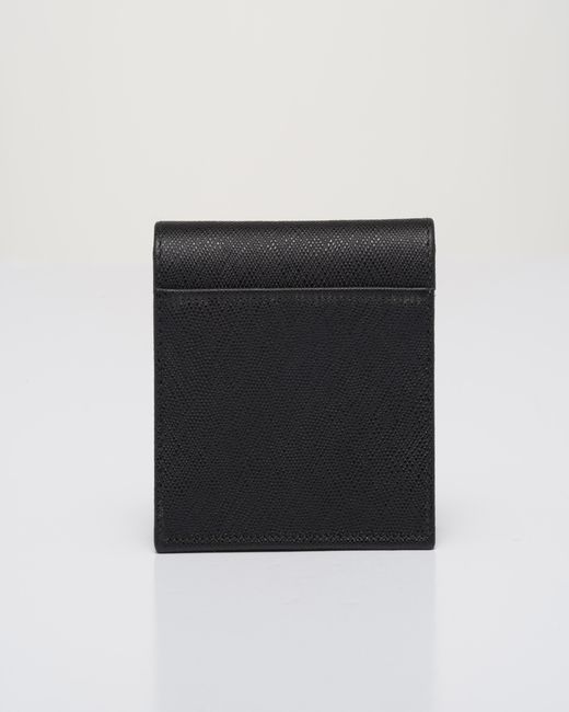 Prada White Saffiano Leather Card Holder