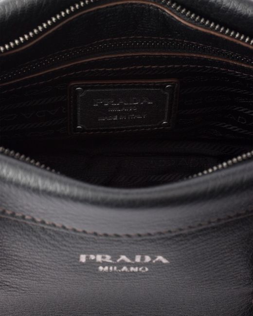 Prada Black Large Leather Tote Bag