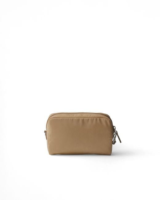Prada Natural Small Re-Nylon Pouch