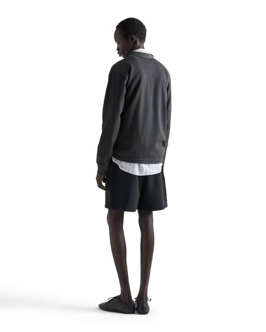 Prada Black Cotton Bermudas for men