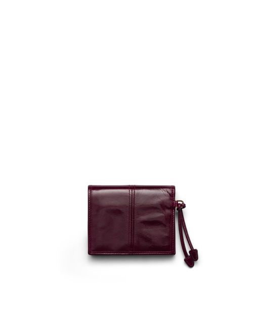 Prada Purple Small Leather Wallet