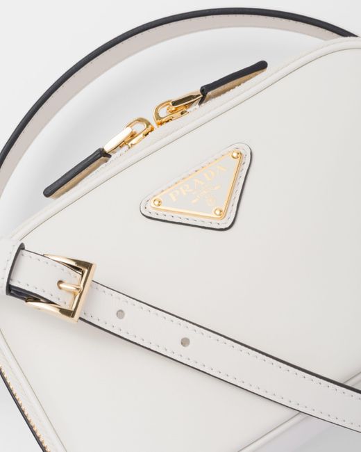 White Prada Odette Leather Mini-bag