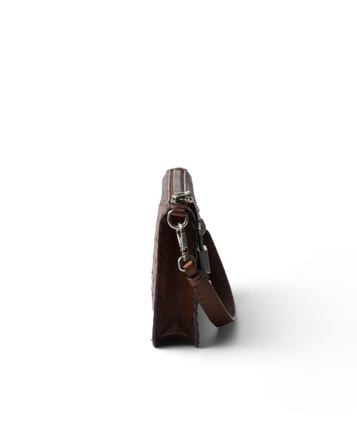 Mini Borsa di Prada in Brown da Uomo