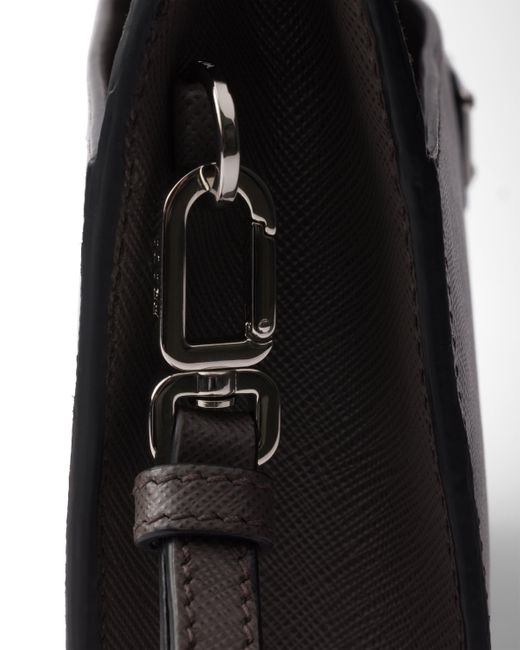 Bolso De Hombre De Piel Saffiano Prada de hombre de color White