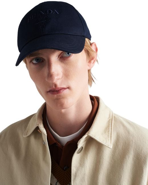 Prada Blue Cappelli for men