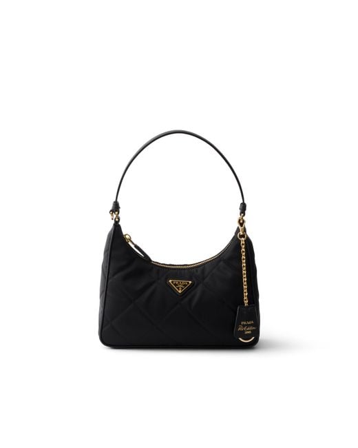 Prada Black Re-Edition 2005 Re-Nylon Quilted Mini-Bag
