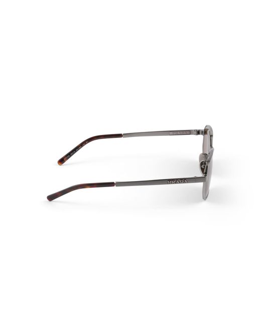 Prada White Sunglasses With Logo for men