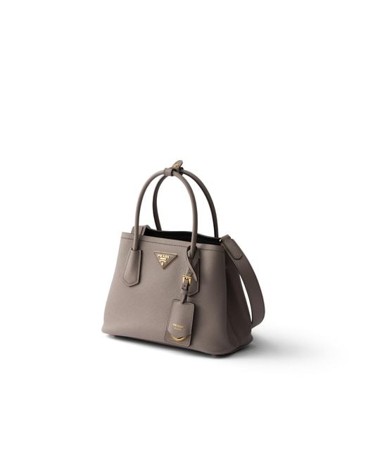 Prada Multicolor Double Small Saffiano Leather Bag