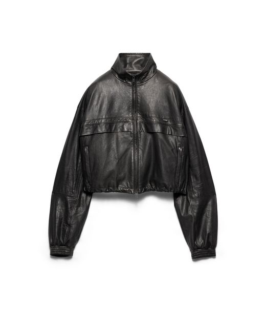 Prada Black Nappa Leather Jacket