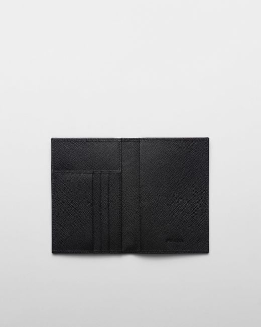 Prada Re-Nylon Portemonnaie Mit Logo in Black für Herren