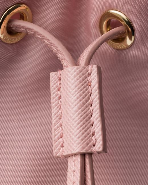 Prada Pink Re-Nylon Pouch, Pesco