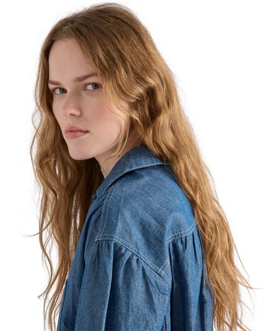 Prada Blue Chambray Jumpsuit, Light