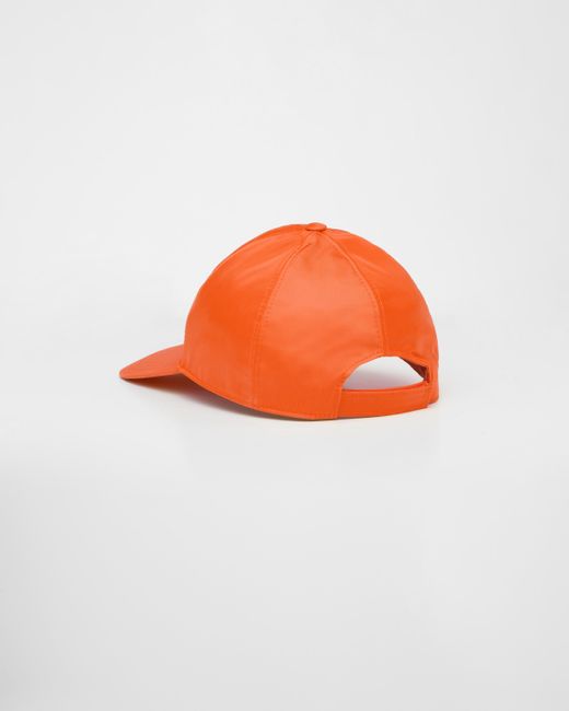 Prada Orange Re-Nylon Baseball Cap