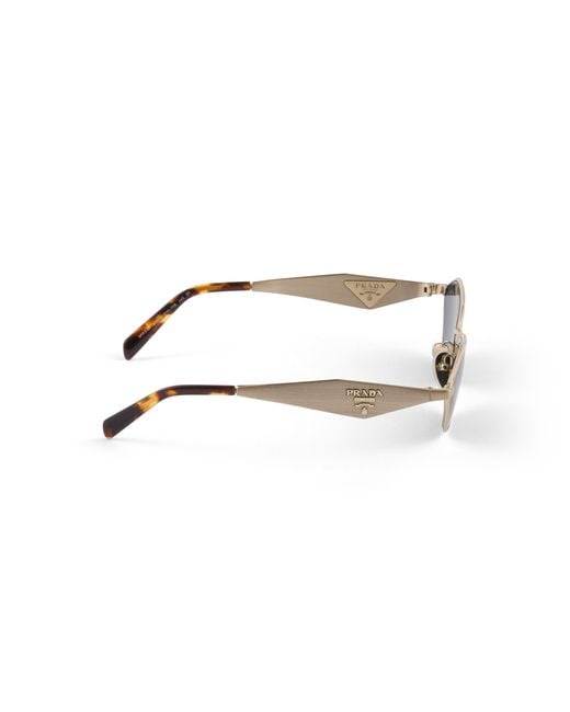 Prada Blue Sunglasses With Logo