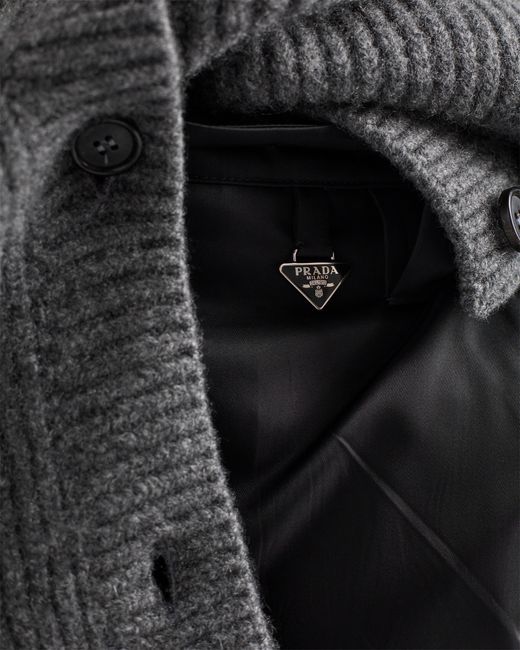 Prada Black Flared Re-Nylon Skirt