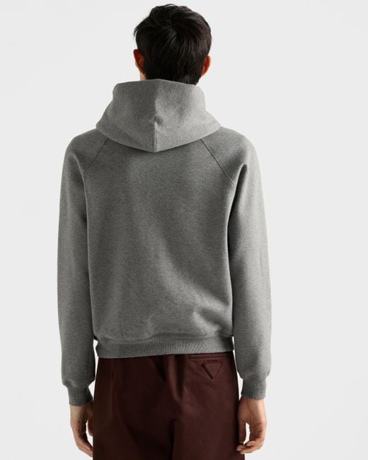 Felpa di Prada in Gray da Uomo