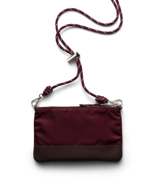 Prada Purple Speedrock Re-Nylon Phone Case for men