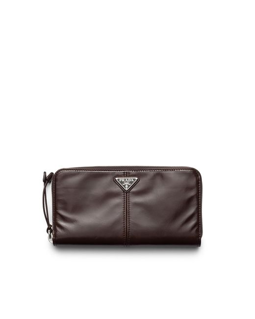 Prada Brown Leather Wallet for men