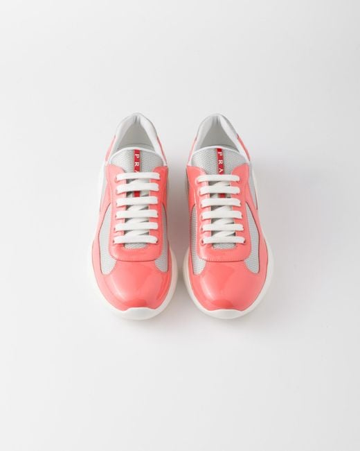 Baskets Americas's Cup Prada pour homme en coloris Pink
