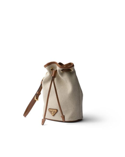 Pouch di Prada in Natural