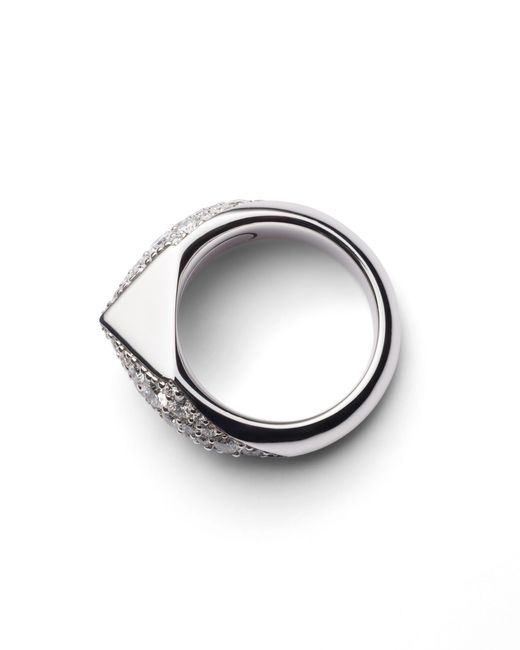 Prada White Eternal Ring