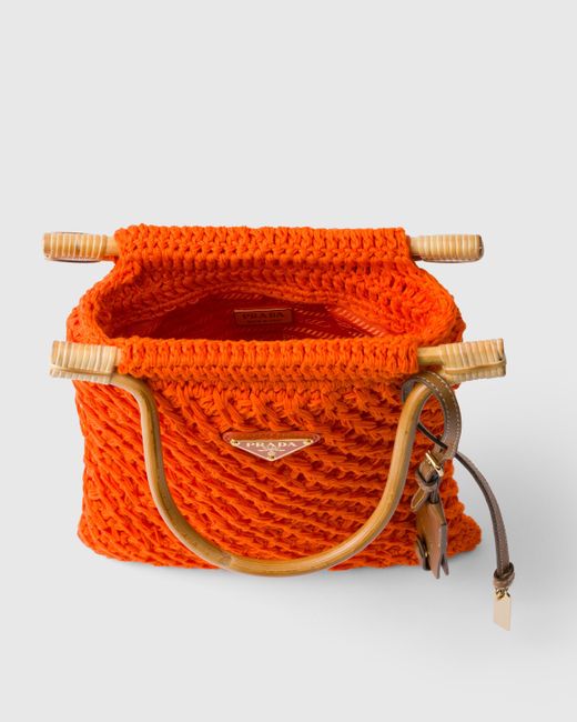 Prada Orange Mini Handtasche