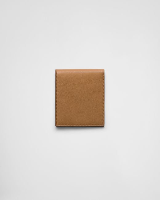 Prada White Leather Wallet for men