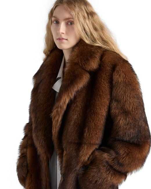 Cappotto di Prada in Brown