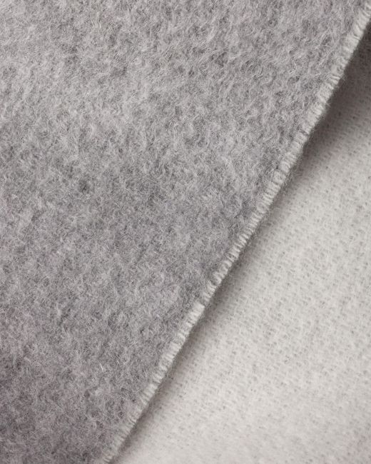 Prada Gray Cashmere Scarf