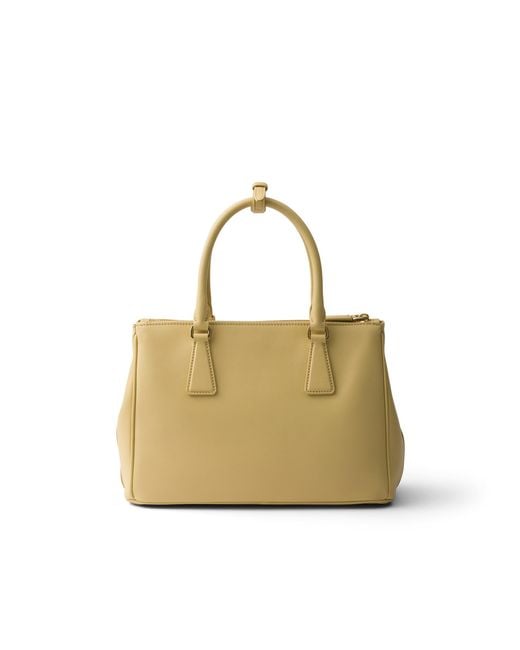Borsa Galleria Medium di Prada in Metallic